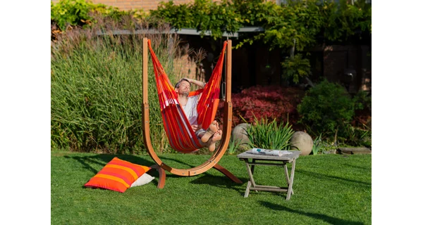 Houpací sedačka se stojanem La Siesta Udine Outdoor, toucan