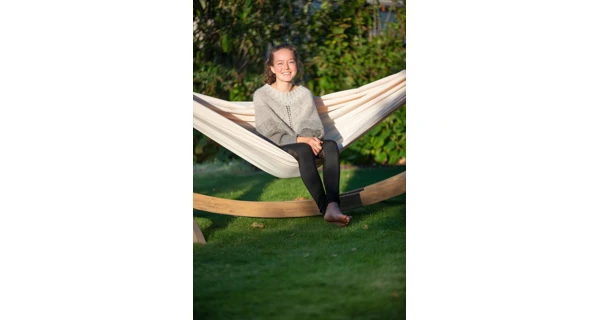 Houpací síť La Siesta Brisa Double, vanilla