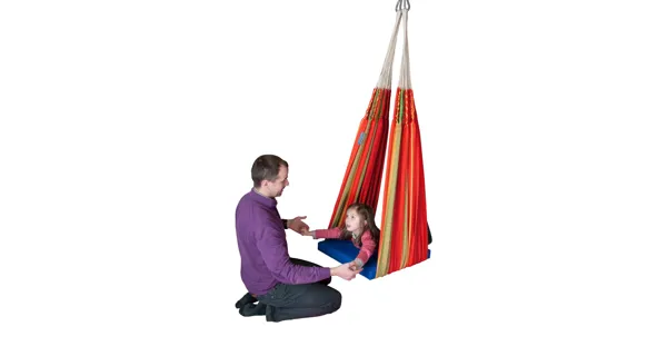 Houpací síť La Siesta Flora Kingsize, stripes chilli