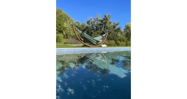 Houpací síť La Siesta Modesta Double, pattern agave