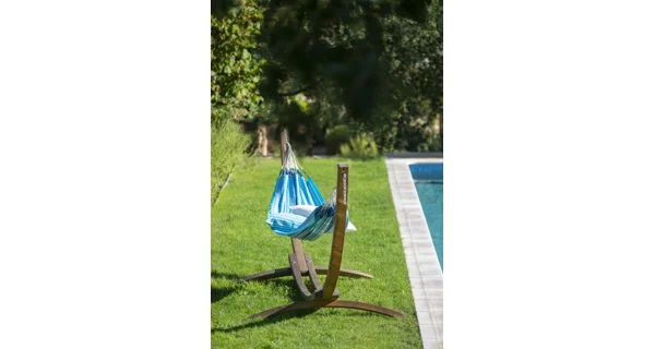 Houpací síť La Siesta Modesta Double, pattern azure