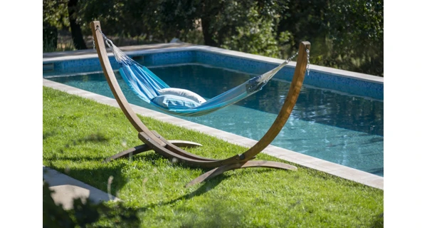 Houpací síť La Siesta Modesta Double, pattern azure