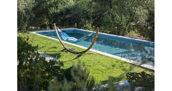 Houpací síť La Siesta Modesta Double, pattern azure