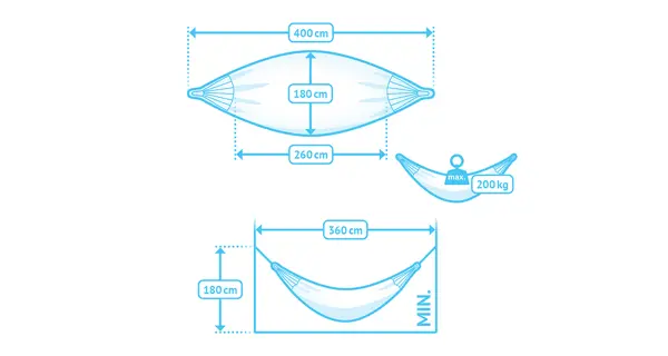 Houpací síť La Siesta Modesta Kingsize, cosy nougat