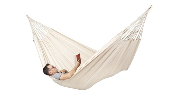 Houpací síť La Siesta Modesta Kingsize, mono latte