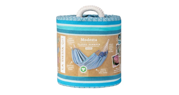 Houpací síť La Siesta Modesta Kingsize, pattern azure