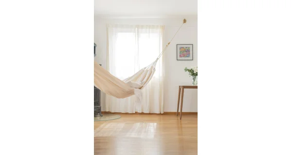 Houpací síť La Siesta Modesta Single, mono latte