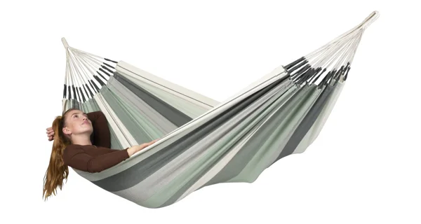Houpací síť La Siesta Modesta Single, stripes olive
