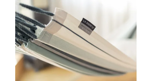 Houpací síť La Siesta Modesta Single, stripes olive