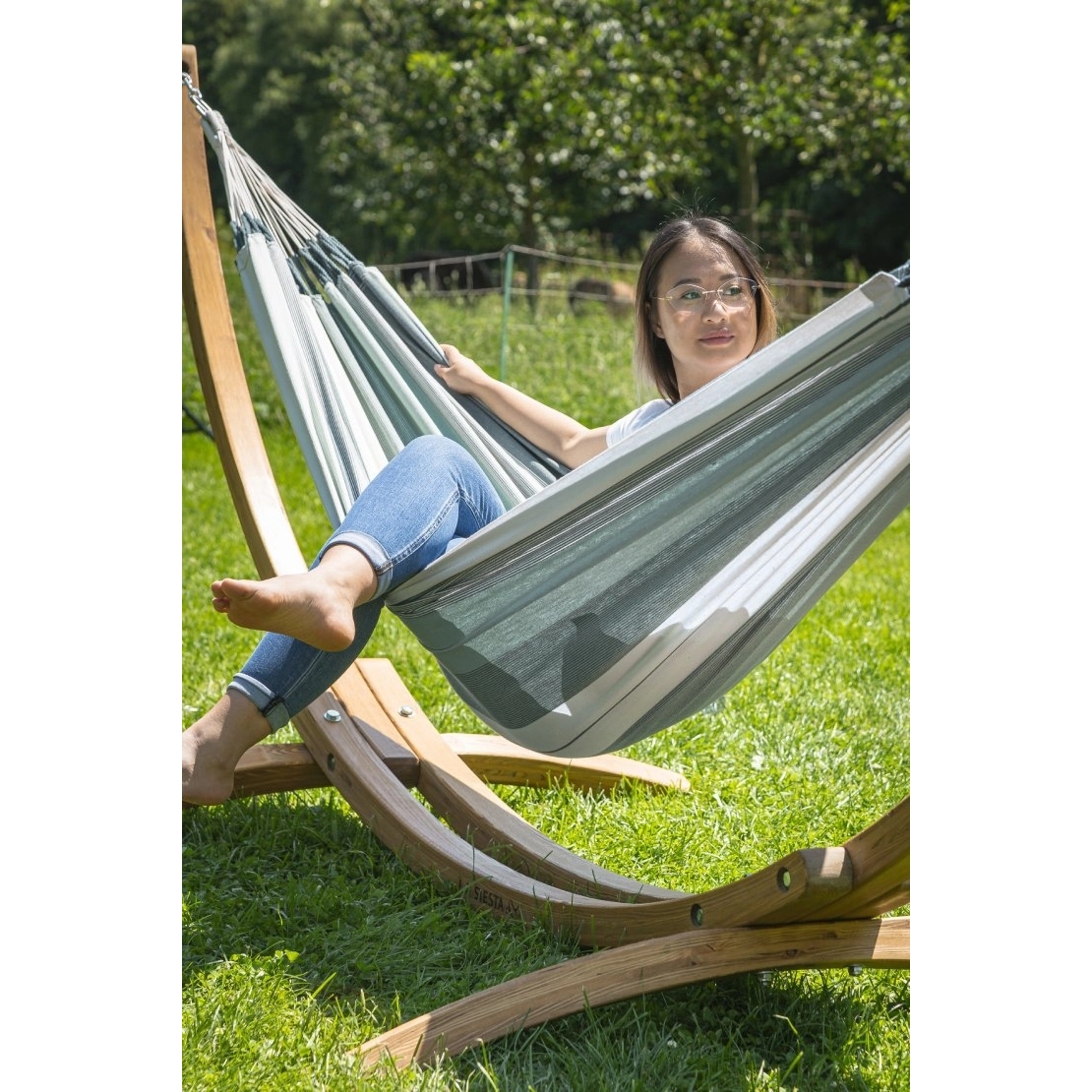 La Siesta Modesta Single Stripes olive Obrázek