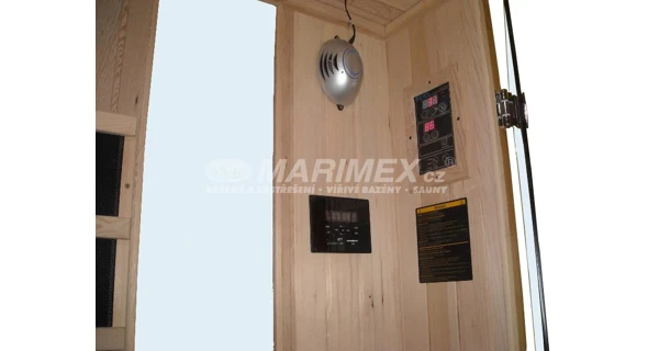 Detail vnitřního vybavení sauny