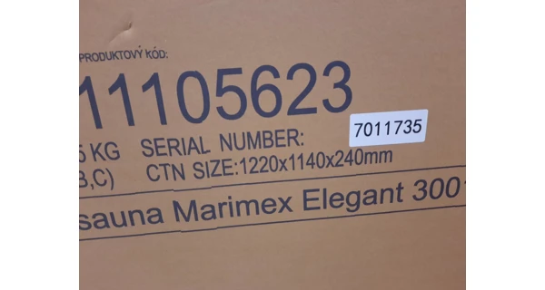 Infrasauna Marimex Elegant 3001 L (Bazar, SN - 7011735)