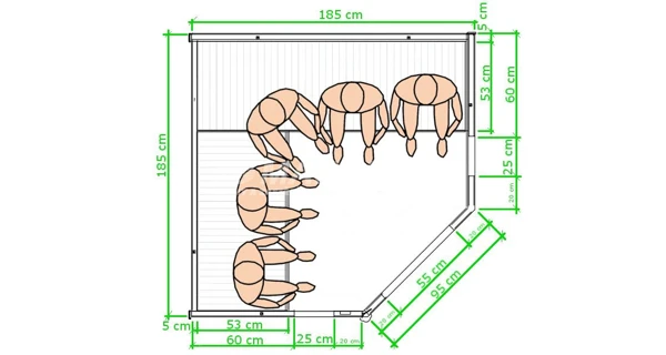 Infrasauna Marimex FAMILY 2001 XXL Cedr