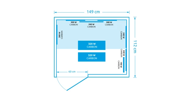 Infrasauna Marimex NOBLESSE 3001 XL (FSC) (Zánovní)