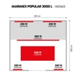 Infrasauna Marimex POPULAR 3000 L - neoriginální obal
