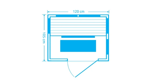 Infrasauna Marimex POPULAR 4001 L