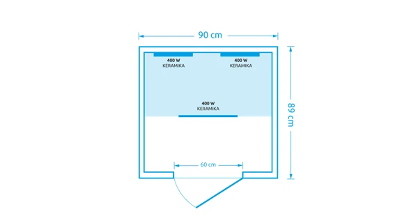 Infrasauna Marimex SMART 1000 M