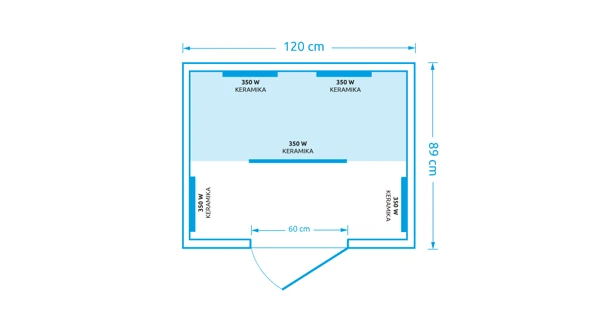 Infrasauna Marimex SMART 2000 L (zánovní)