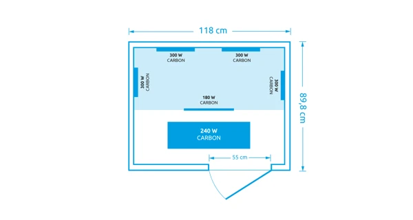 Infrasauna Marimex SMART 2001 L (poškozený obal)