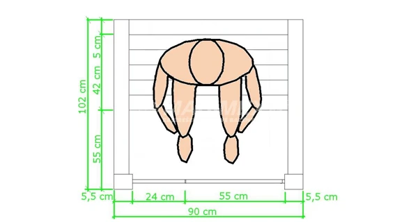 Infrasauna Marimex Trendy 2001 M Plus