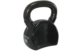 Kettlebell vinyl TUNTURI 16 kg, černý