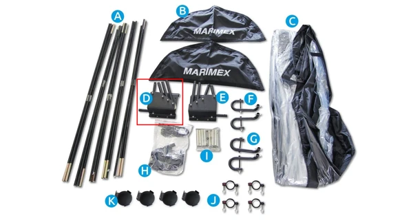 Kloub levý (k zastřešení Pool House Control 3,05 a 3,66 m)