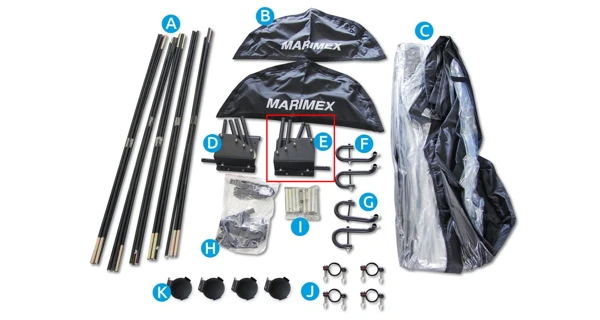 Kloub pravý (k zastřešení Pool House Control 3,05 a 3,66 m)