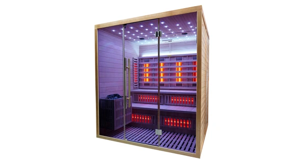 Kombinovaná sauna Marimex UNITE XXL s Wi-Fi (FSC) + saunová kamna