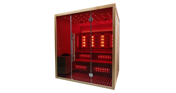 Kombinovaná sauna Marimex UNITE XXL s Wi-Fi (FSC) + saunová kamna