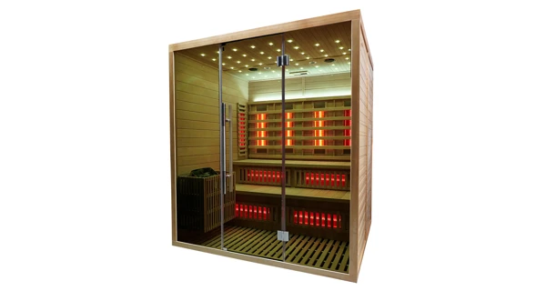 Kombinovaná sauna Marimex UNITE XXL s Wi-Fi (FSC) + saunová kamna