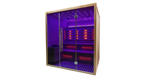 Kombinovaná sauna Marimex UNITE XXL s Wi-Fi (FSC) + saunová kamna