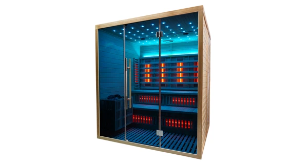 Kombinovaná sauna Marimex UNITE XXL s Wi-Fi (FSC) + saunová kamna