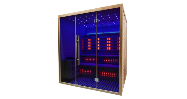 Kombinovaná sauna Marimex UNITE XXL s Wi-Fi (FSC) + saunová kamna