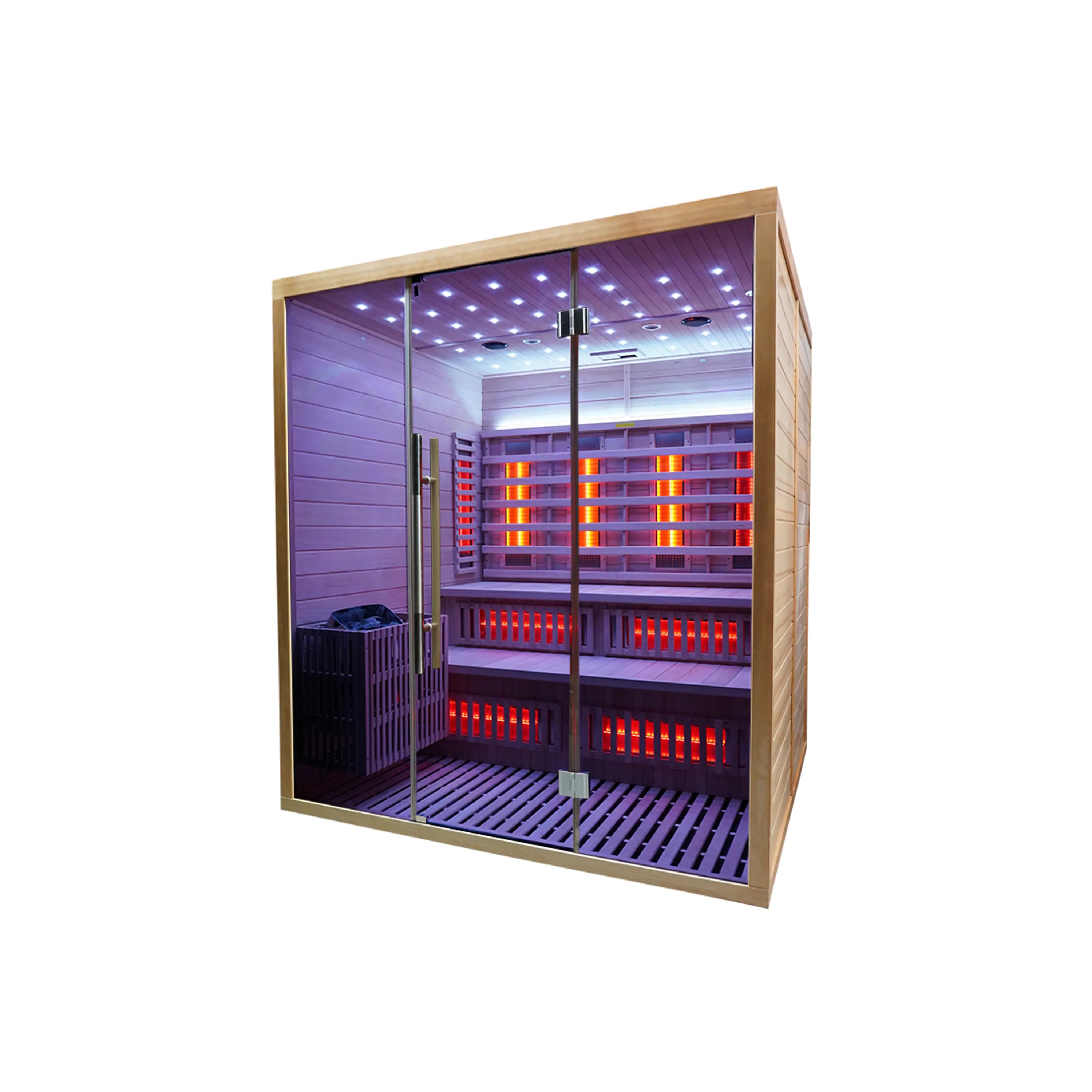 Marimex | Kombinovaná sauna Marimex UNITE XXL + saunová kamna | 11100113 Obrázek