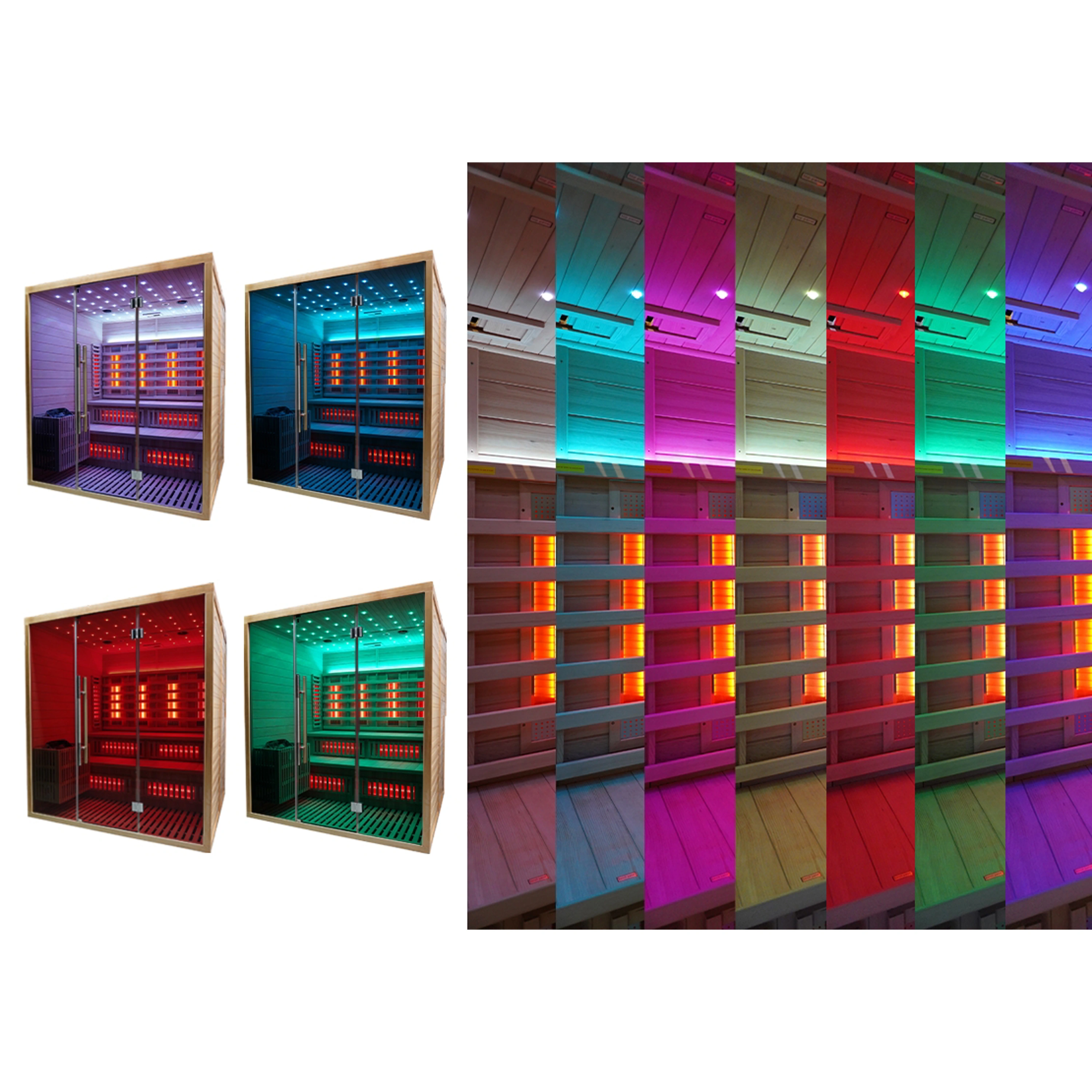 Marimex | Kombinovaná sauna Marimex UNITE XXL + saunová kamna | 11100102 Obrázek