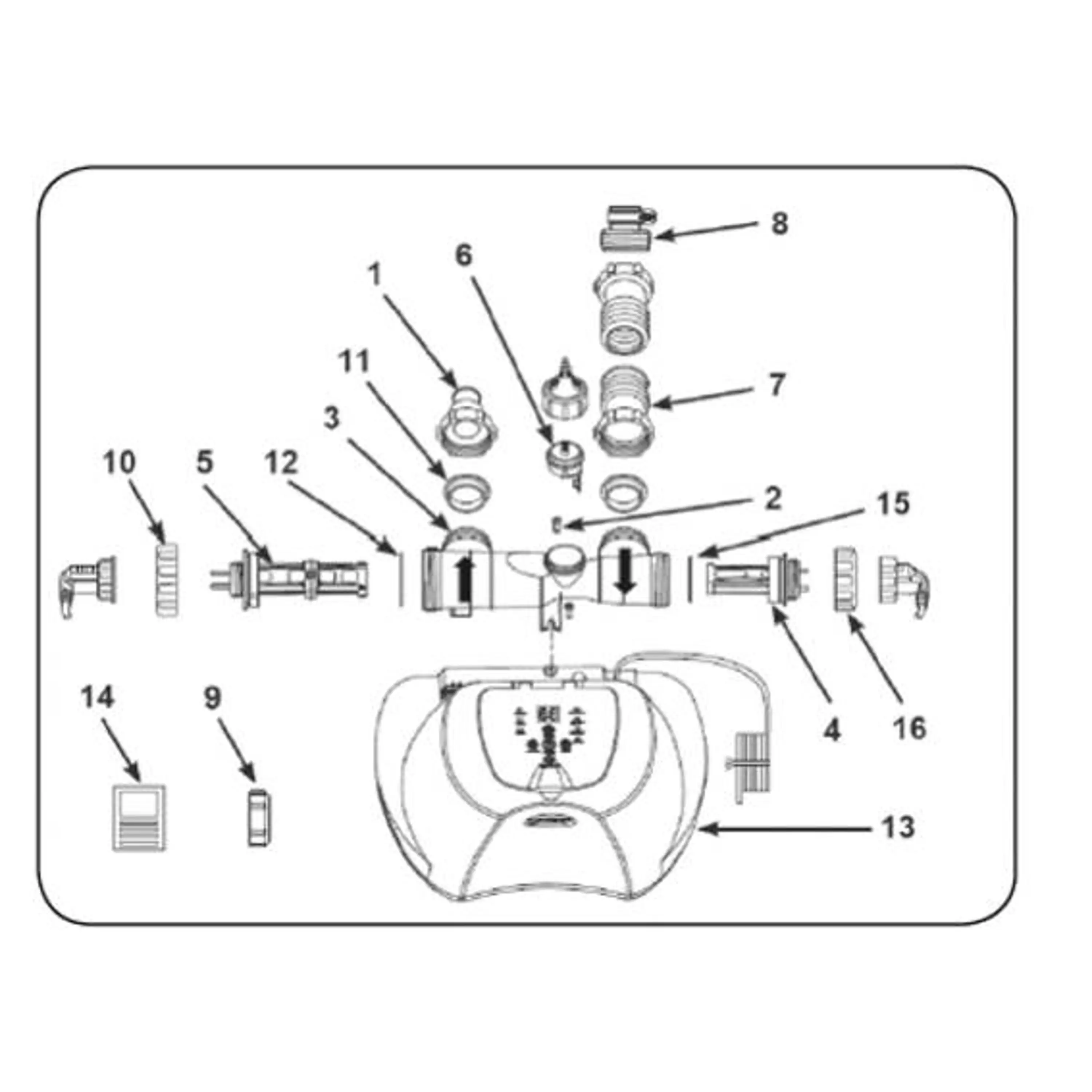 Marimex | Kontrolní jednotka k chlorinátoru 26668 a 26668 GS - 12658 | 10915129 Obrázek
