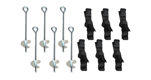 Kotvicí sada pro trampolíny, 6 ks