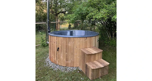 Koupací sud s masážním systémem - průměr 200 cm