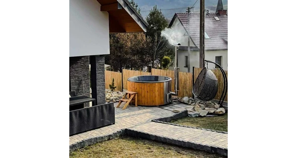 Koupací sud s masážním systémem - průměr 200 cm