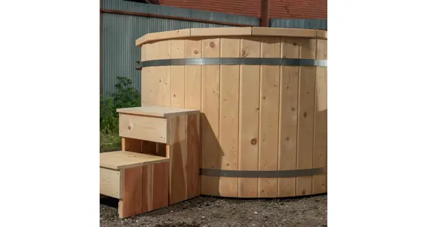 Koupací sud s plastovou vložkou - průměr 160 cm