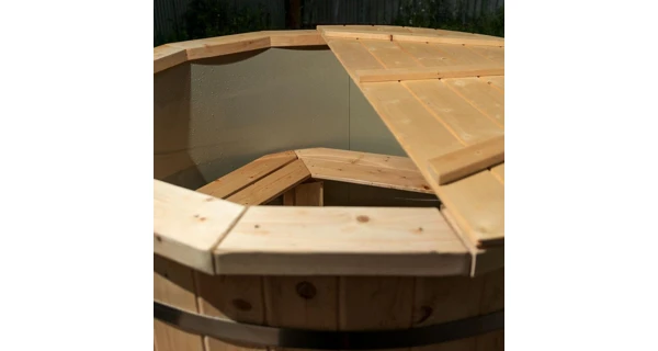 Koupací sud s plastovou vložkou - průměr 200 cm