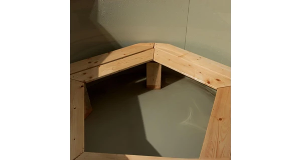 Koupací sud s plastovou vložkou - průměr 200 cm