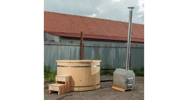 Koupací sud s plastovou vložkou - průměr 200 cm