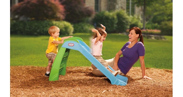 Little Tikes první skluzavka modrá