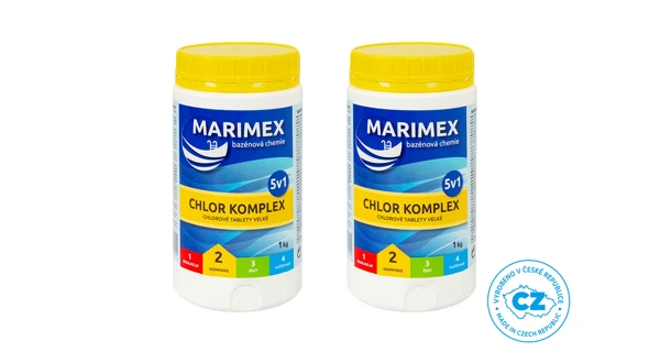 Marimex Chlor Komplex 5v1 1,0 kg - sada 2 ks