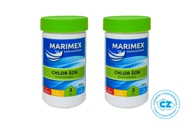 Marimex Chlor Šok 0,9 kg - sada 2 ks