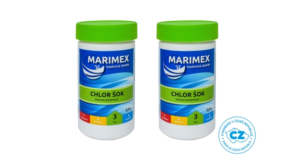 Marimex Chlor Šok 0,9 kg - sada 2 ks