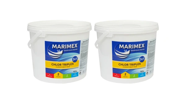 Marimex Chlor Triplex 4,6 kg  - sada 2 ks