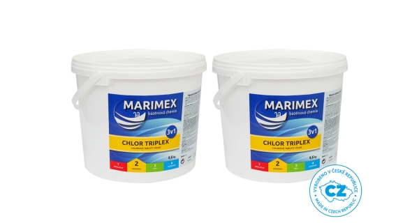 Marimex Chlor Triplex 4,6 kg  - sada 2 ks