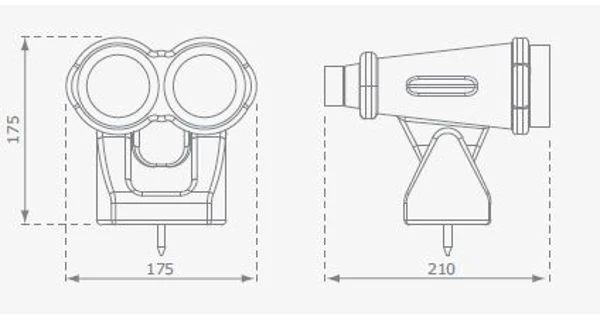 Marimex Play Dalekohled - oranžový